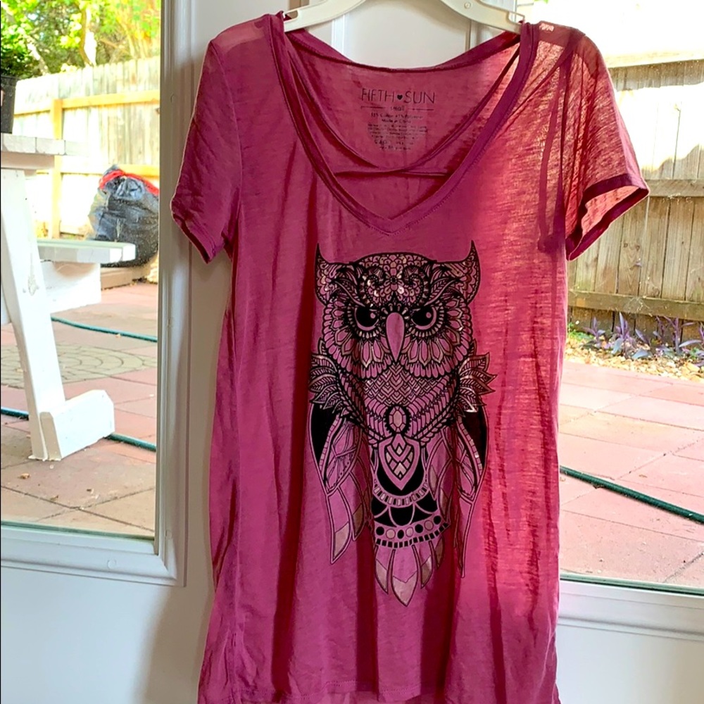 Owl boho t-shirt